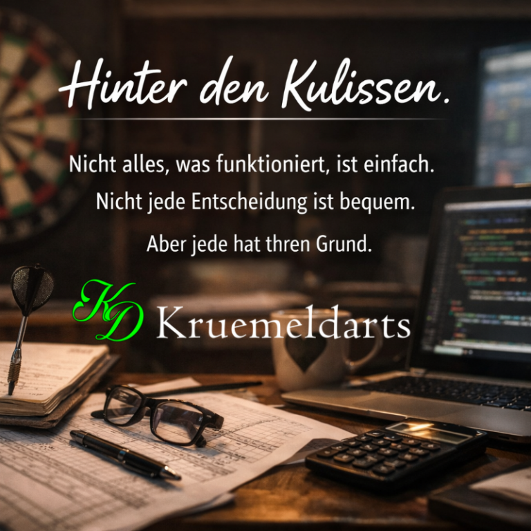 Plakat "hinter den Kulissen"