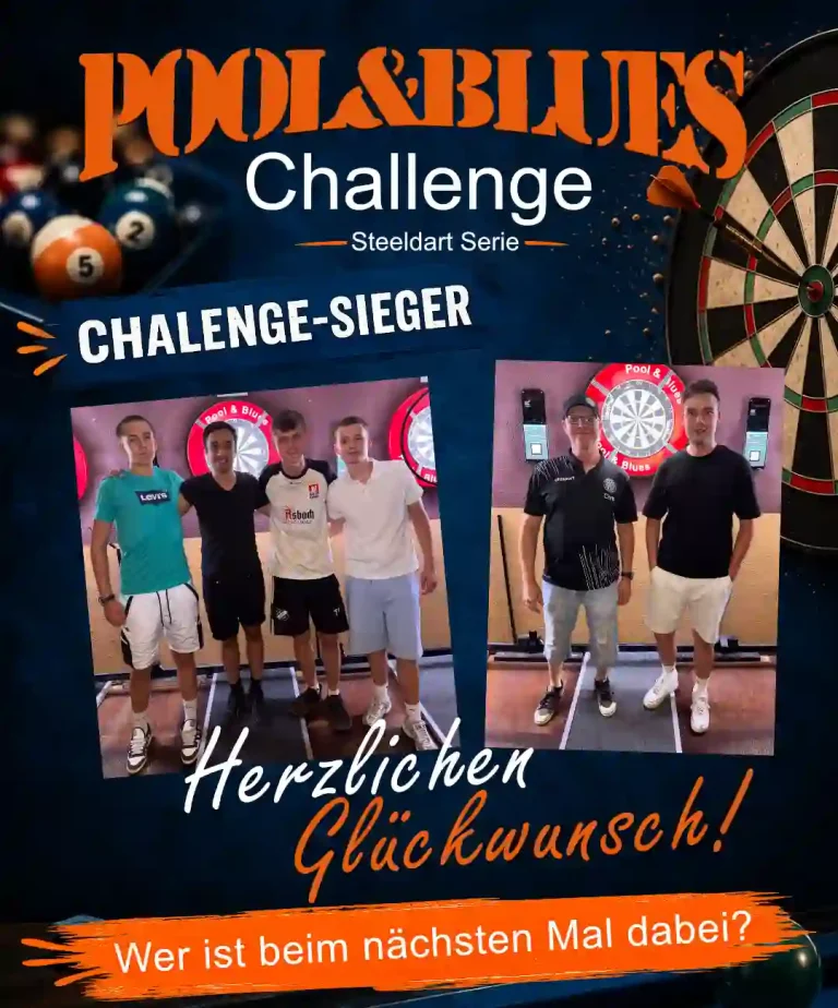 Sieger Plakat zur Pool & Blues Challenge vom 15.07.2026