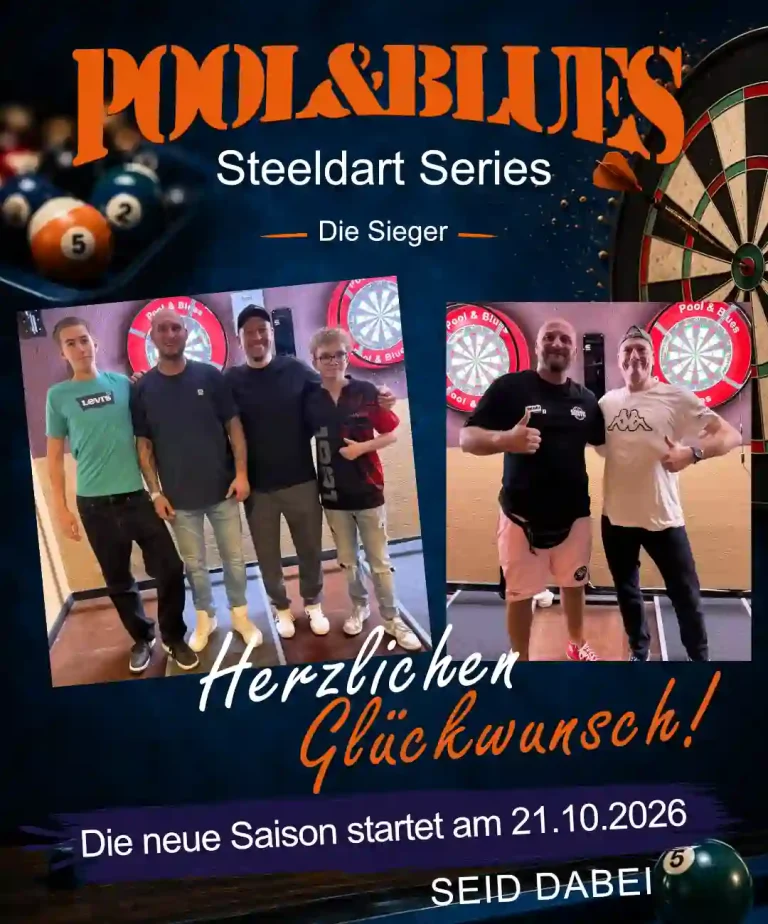 Sieger Plakat zur Pool & Blues Challenge vom 30.09.2026